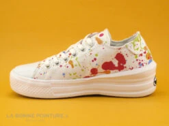 Dockers 50VL201 - Basket Toile Blanche Et Multicolore Femme - Plateforme -Femmes Chaussures Soldes cd24607c73b9e66c561f35ea11d5d5ef img 9337.jpg 170756