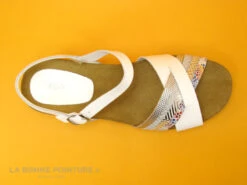 Jordana 3421 Blanc Argent - Sandale Mode Femme -Femmes Chaussures Soldes cd24607c73b9e66c561f35ea11d5d5ef img 9756.jpg 159619