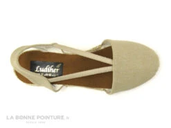 Ludiher 365 Beige - Espadrille Compensee En Toile Beige -Femmes Chaussures Soldes cd24607c73b9e66c561f35ea11d5d5ef img 9784.jpg 171222